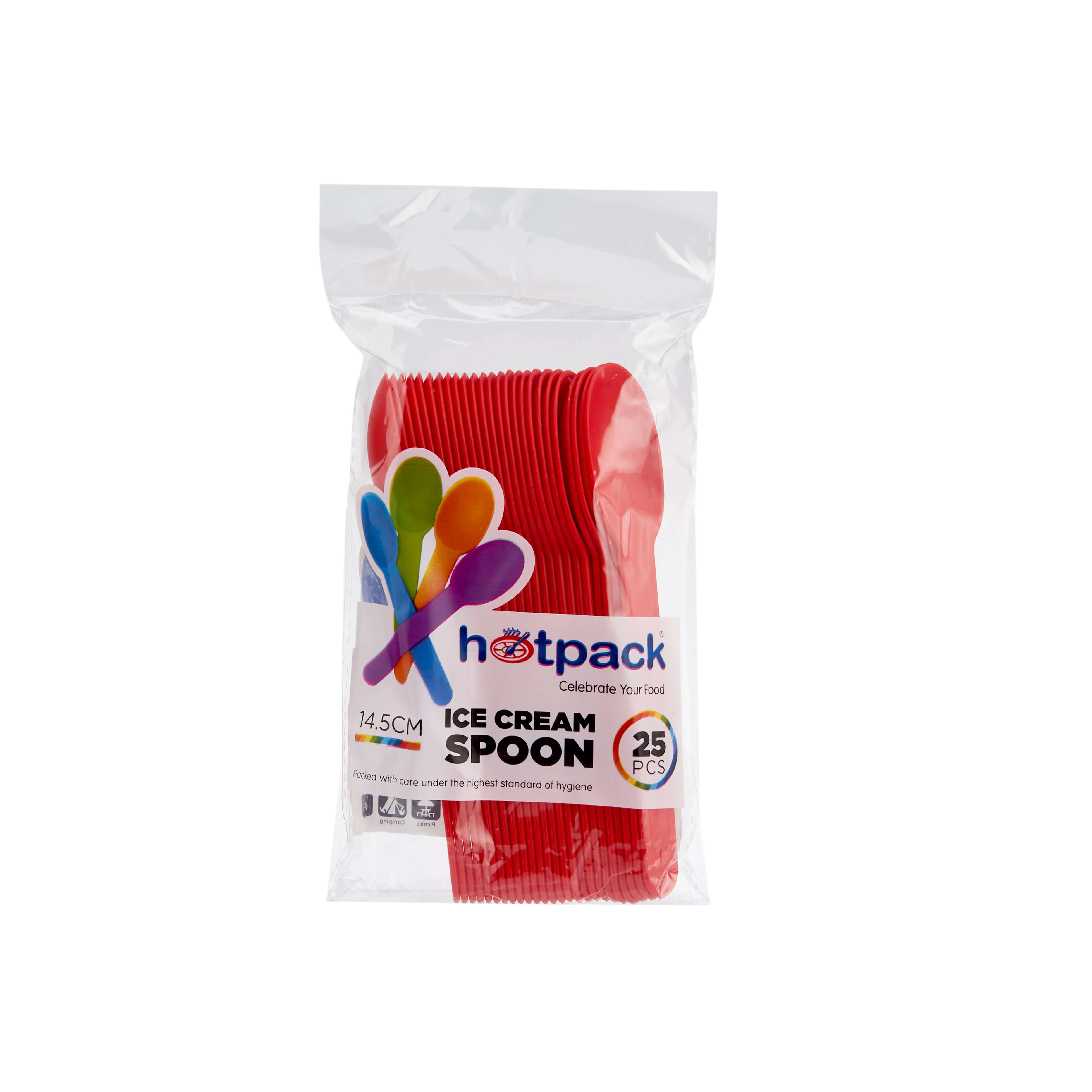14.5 cm Plastic Ice Cream Spoons - Image 10