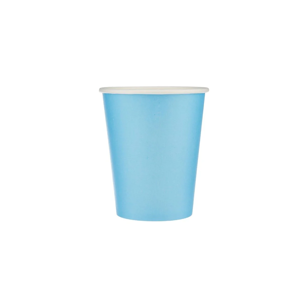 25 Pieces 8 Oz Single Wall Blue Paper Cups