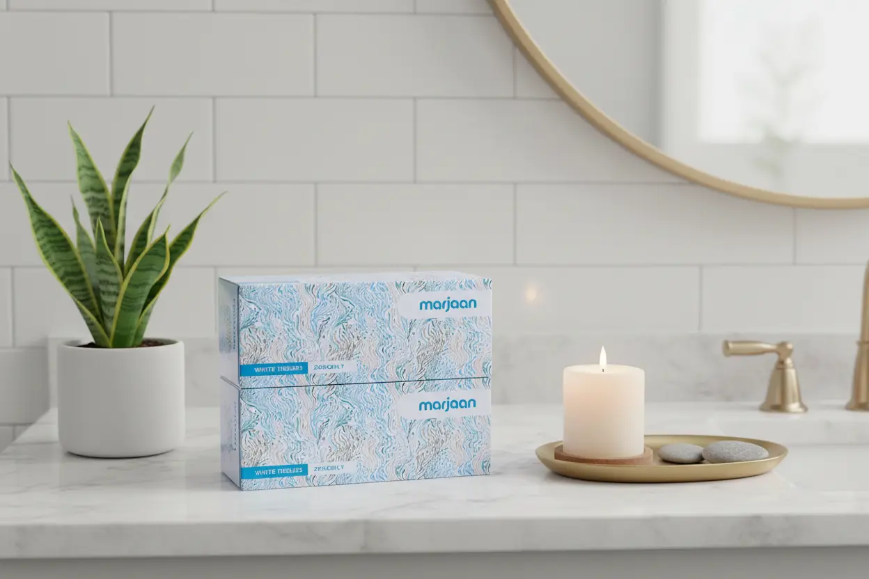 30 Boxes Marjaan Facial Tissue 200 Sheets x 2 Ply - Image 2