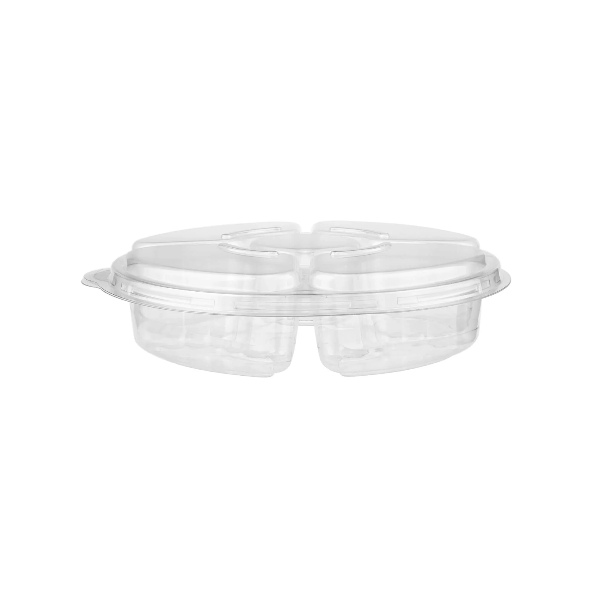 5 Compartment clear container with lid Lid 50 Pieces - Image 3