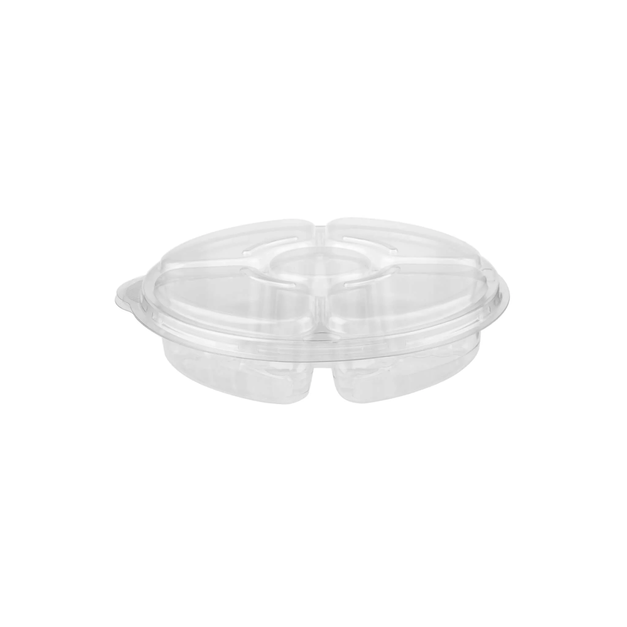 5 Compartment clear container with lid Lid 50 Pieces - Image 4
