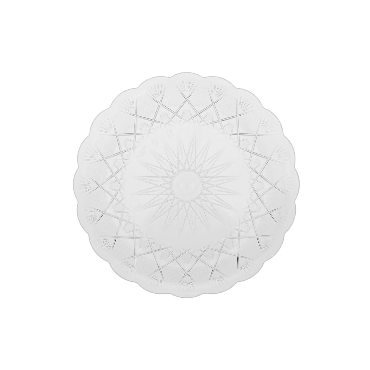 5 Pieces Round Crystal Plate - Image 3