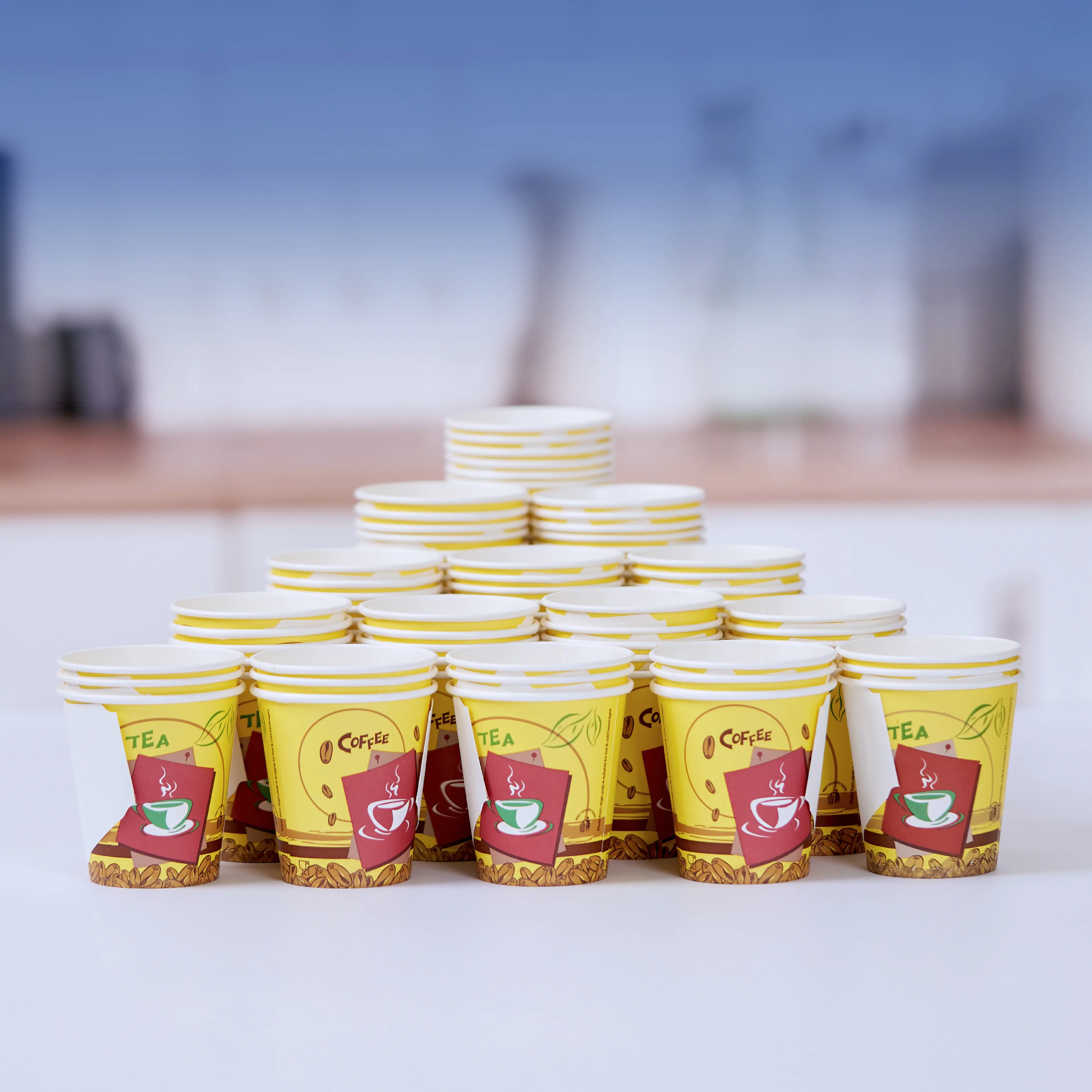 7 Oz Printed Single Wall Paper Cups with Handle - Image 8
