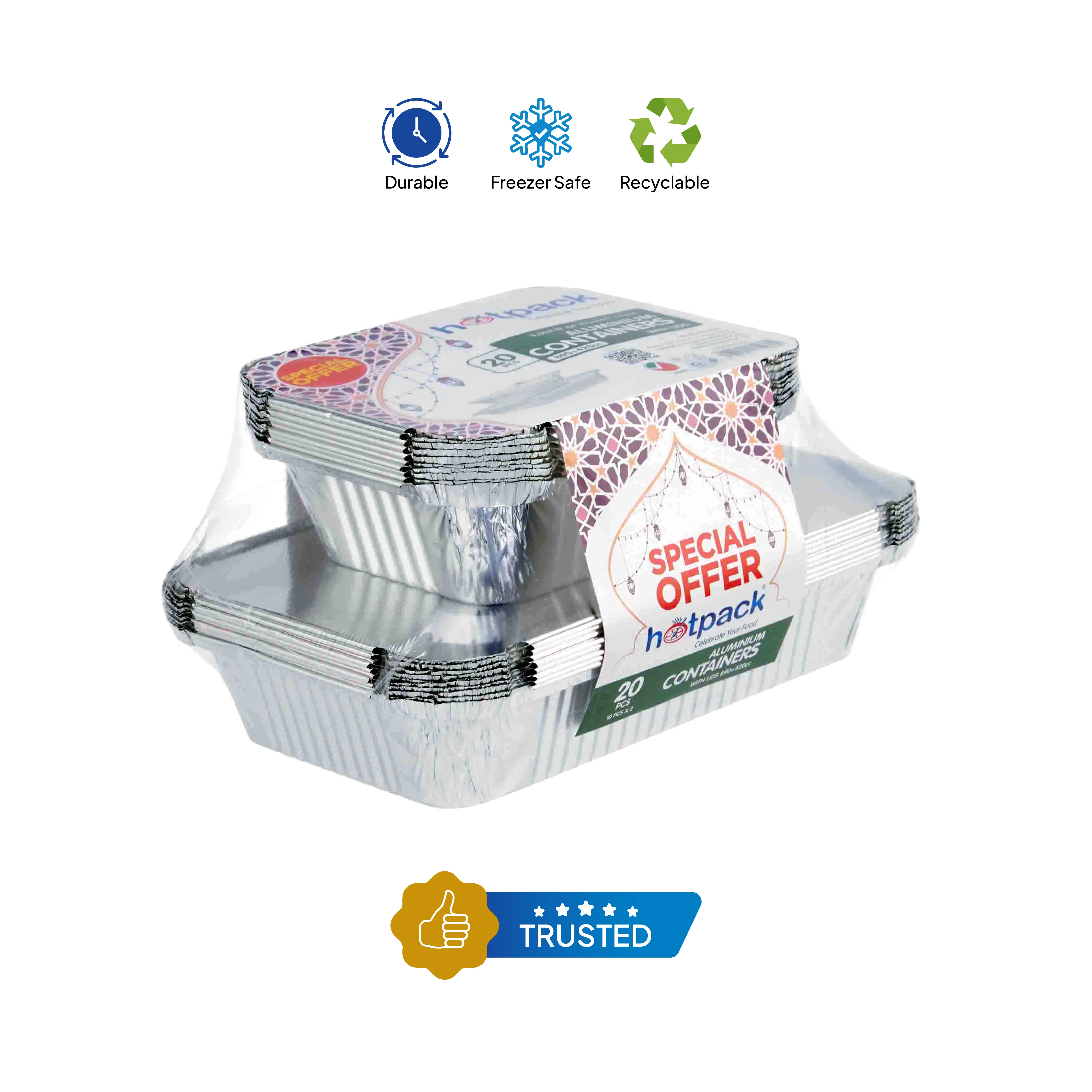 Aluminium Containers Combo Offer Pack (Pack of 2) - Image 8
