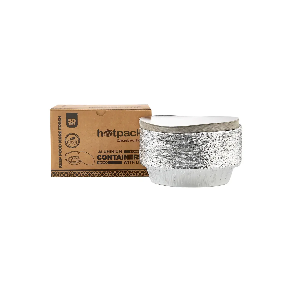 Aluminium Containers with Lid 50 Pieces Pack - Image 17