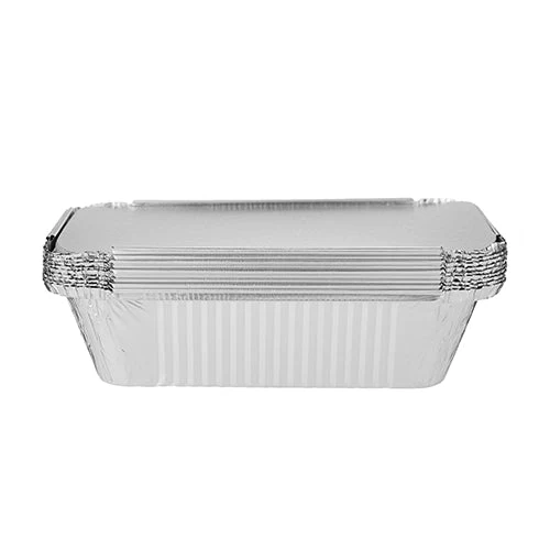 Aluminium Containers with Lid  8389 ( 890 CC ) 10 Pieces - Image 5