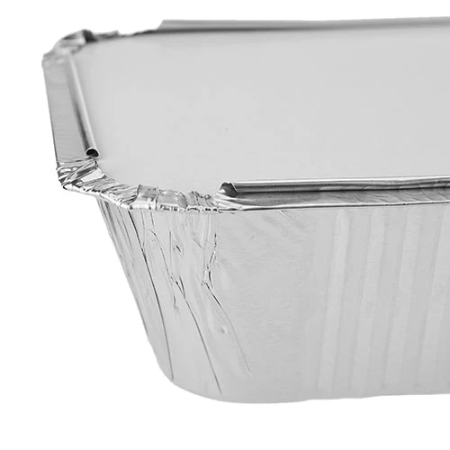 Aluminium Containers with Lid  8389 ( 890 CC ) 10 Pieces - Image 9