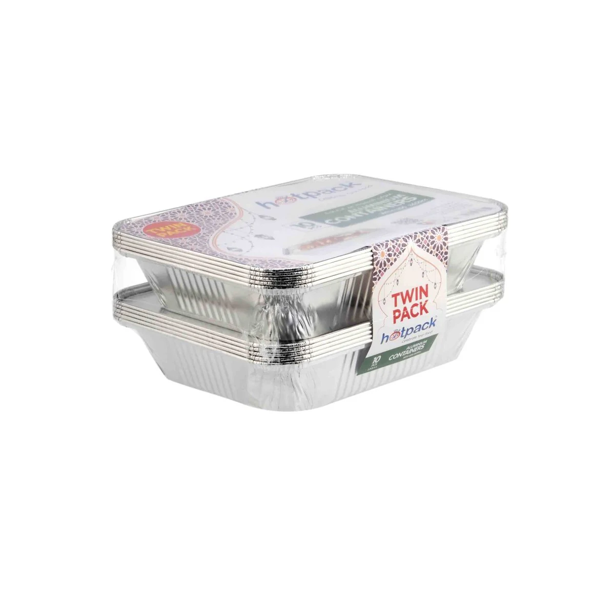 Aluminium Twin Pack Food Storage Container 3650 cc - Image 4
