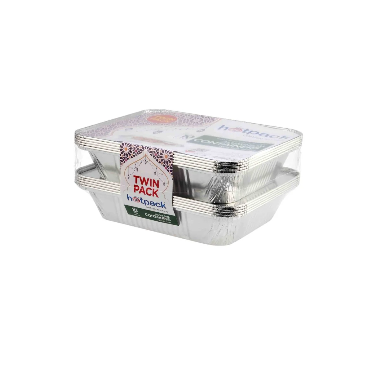 Aluminium Twin Pack Food Storage Container 3650 cc - Image 5