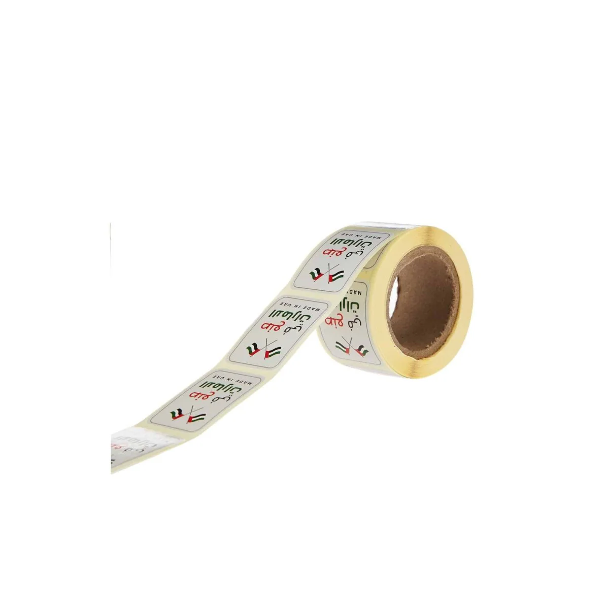 Arabic Made In UAE Sticker Roll 250 Pieces - Image 4