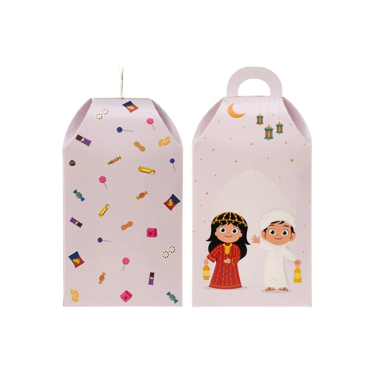 Arabic Theme Printed Kids Lantern Gift Box With Window - Image 6
