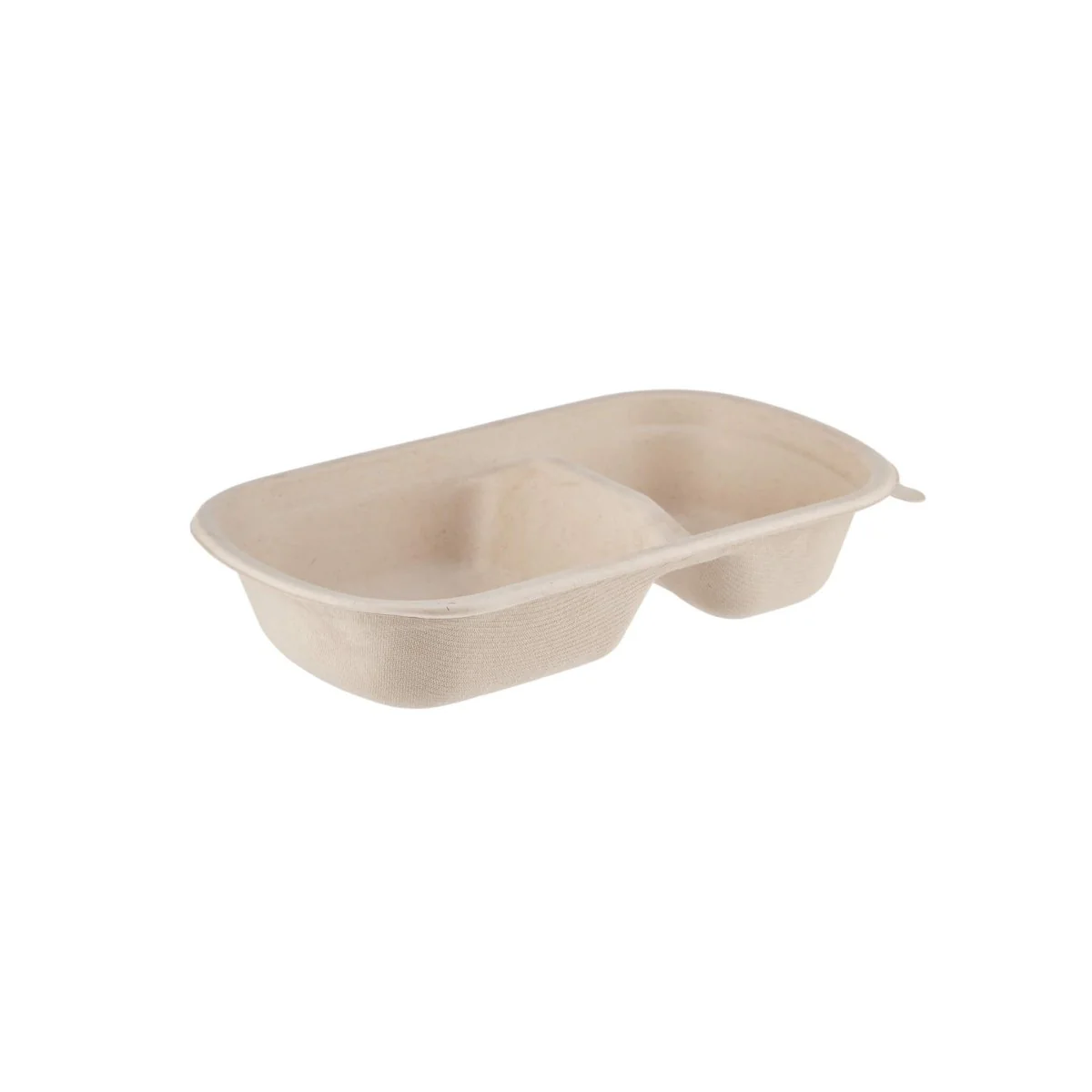 Bio-Degradable 2 Compartment Rectangle Container - Image 4