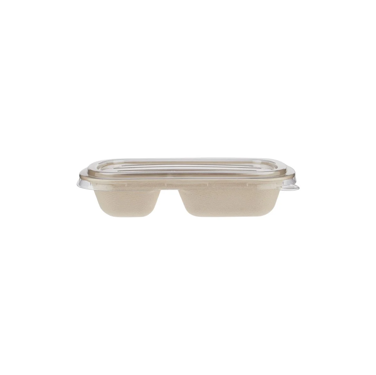 Bio-Degradable 2 Compartment Rectangle Container - Image 5