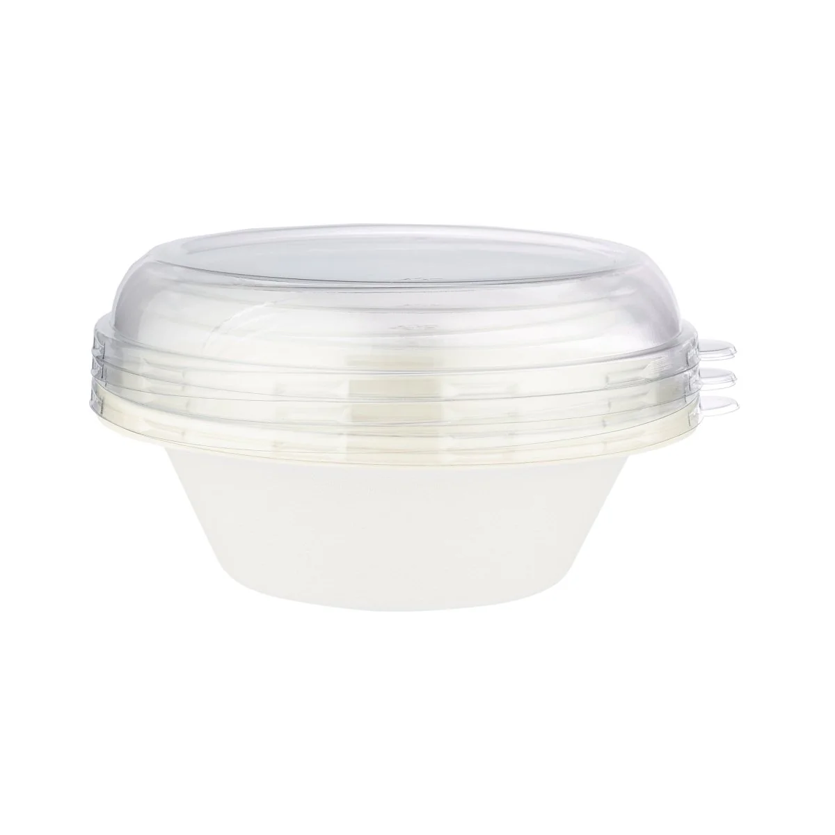 Bio-Degradable 32 Oz Wide Rim Bowl With Lid 5 Pieces - Image 4
