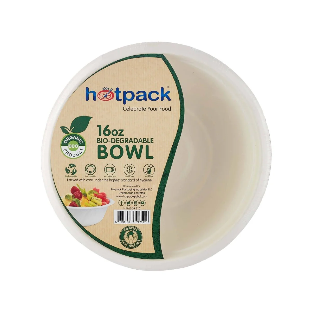 Bio-Degradable Bowl Round - Image 3