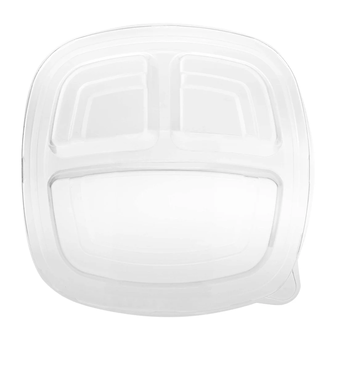 Bio-Degradable Deep 9 Inch 3-Compartment Container 200 Pieces - Image 6