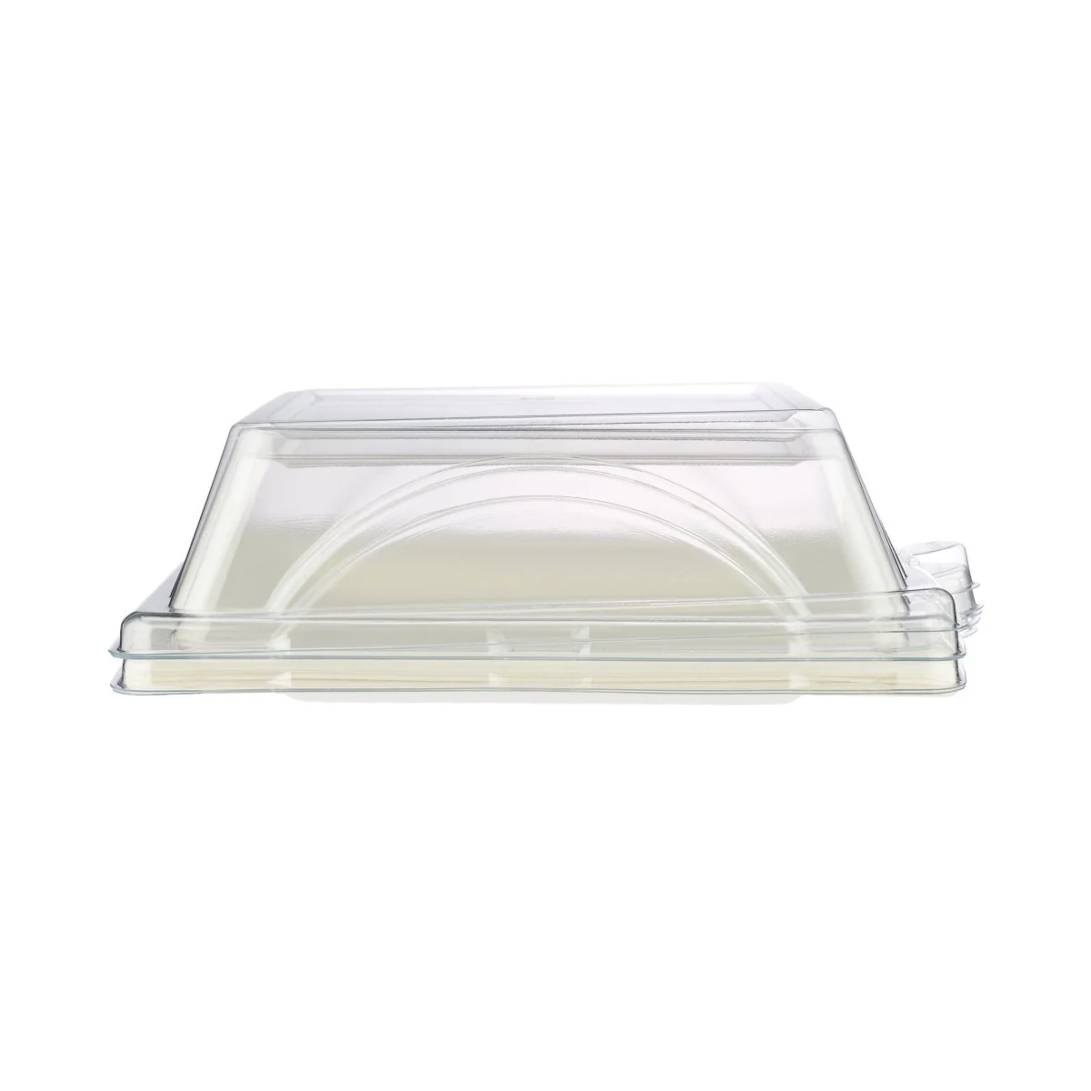 Bio-Degradable Square Plate With Lid 5 Pieces - Image 3