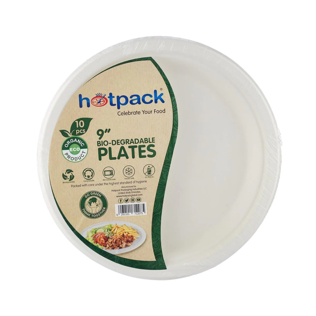 Biodegradable Paper Pulp Plate | 10 Pieces - Image 10