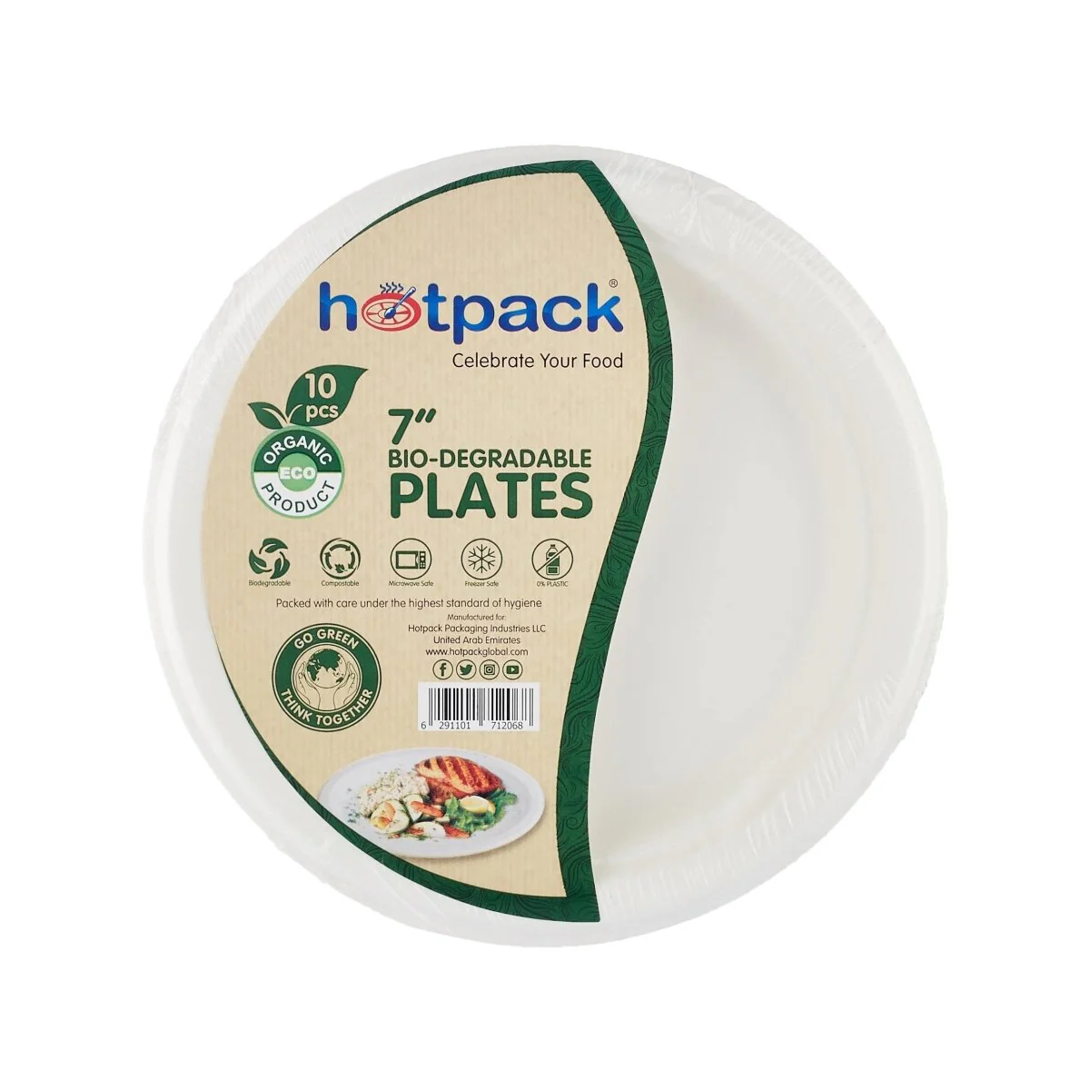 Biodegradable Paper Pulp Plate | 10 Pieces - Image 6