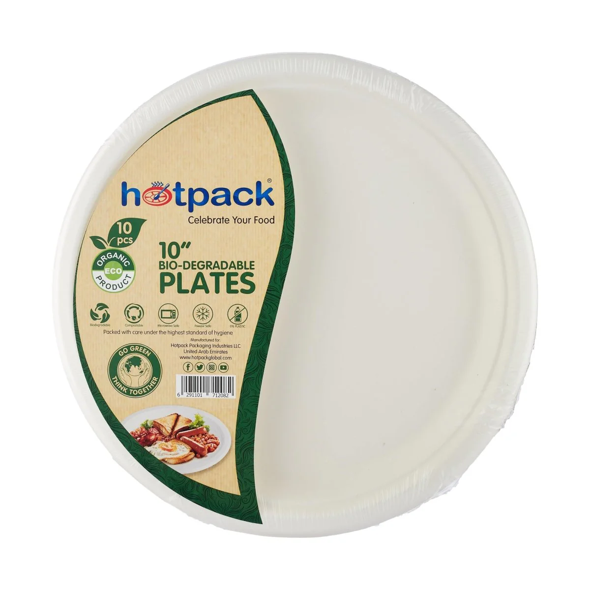 Biodegradable Paper Pulp Plate | 10 Pieces - Image 8