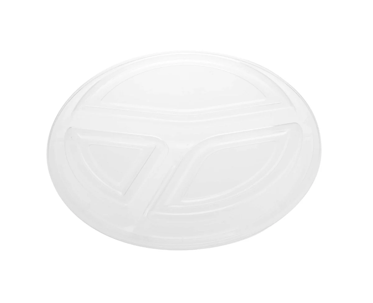 Black Base 3-Compartment Round Container 48 Oz 300 Pieces - Image 5