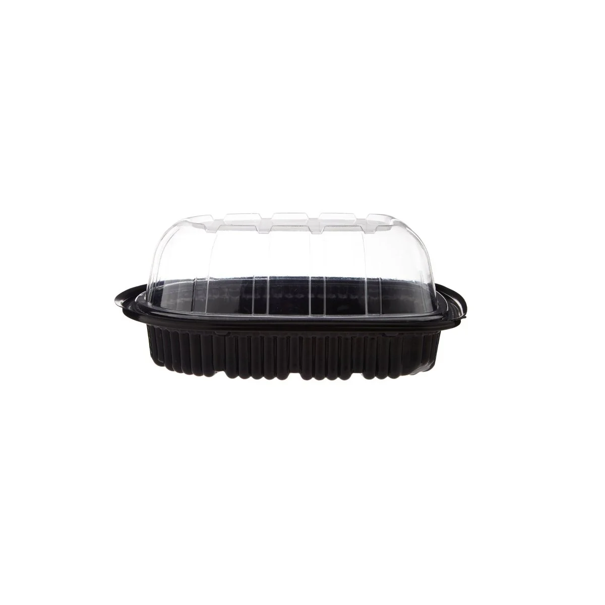 Black Base Chicken Container With Lid 100 Pieces