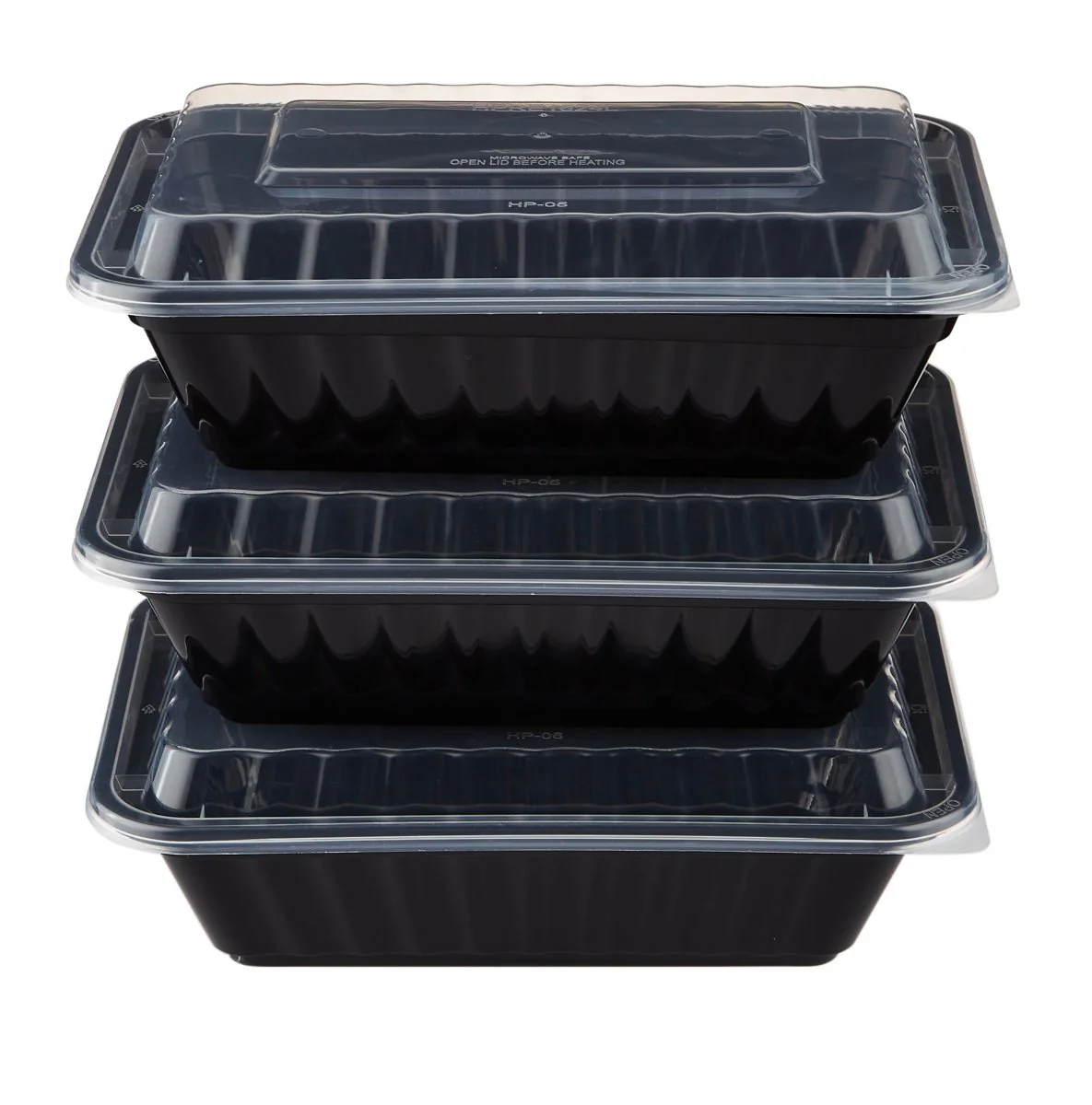 Black Base Heavy Duty Rectangular Container 28 oz | 300 Pieces - Image 11