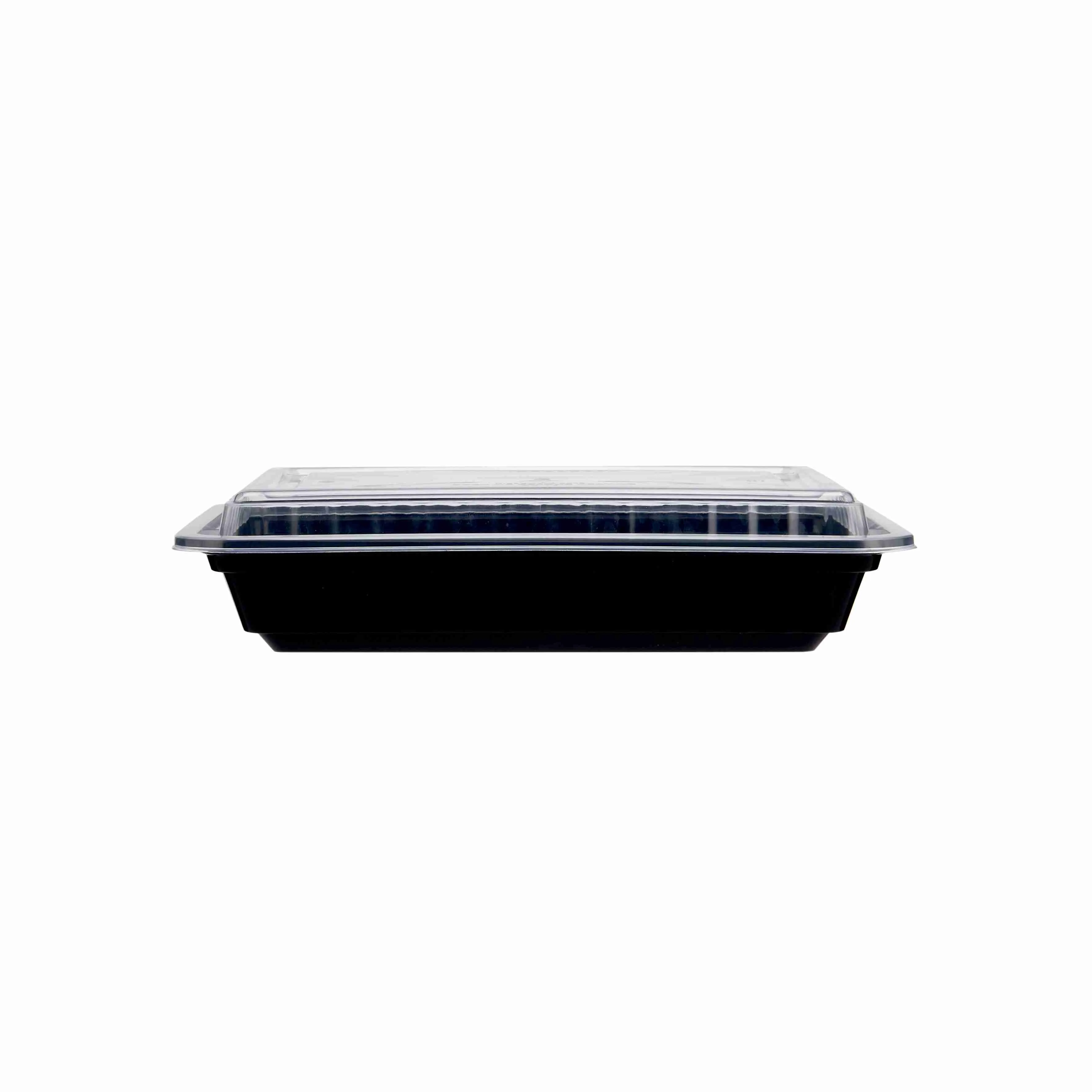 Black Base Heavy Duty Rectangular Container 28 oz | 300 Pieces - Image 6