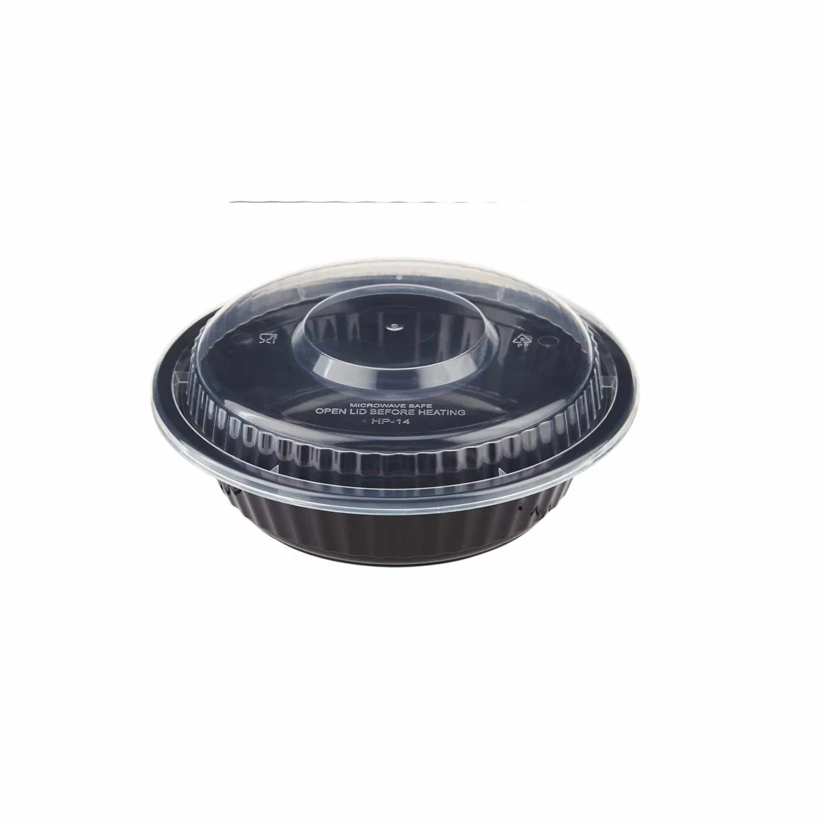 Black Base Heavy Duty Round Container 16 Oz 300 Pieces - Image 2