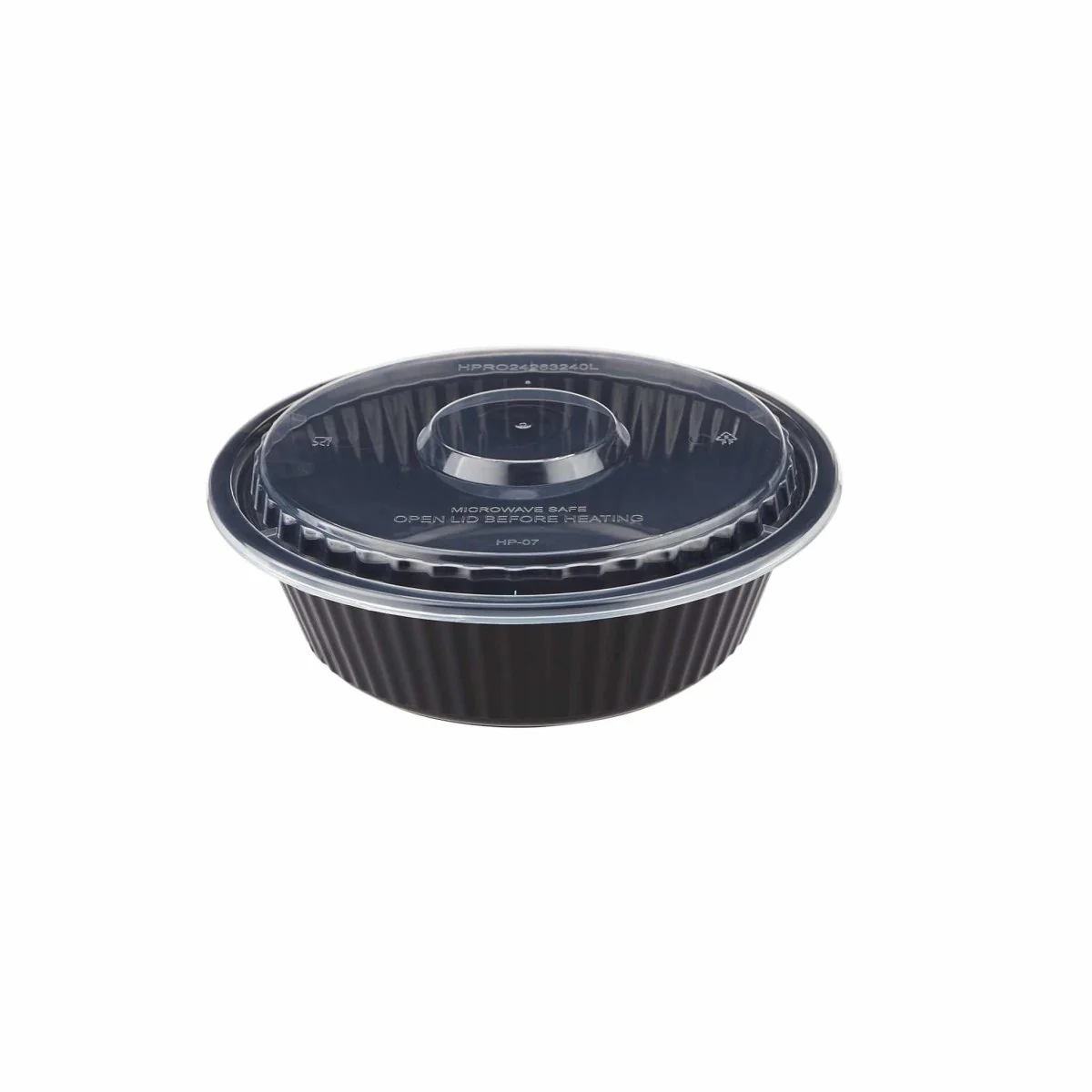 Black Base Heavy Duty Round Container 32 Oz 300 Pieces - Image 2