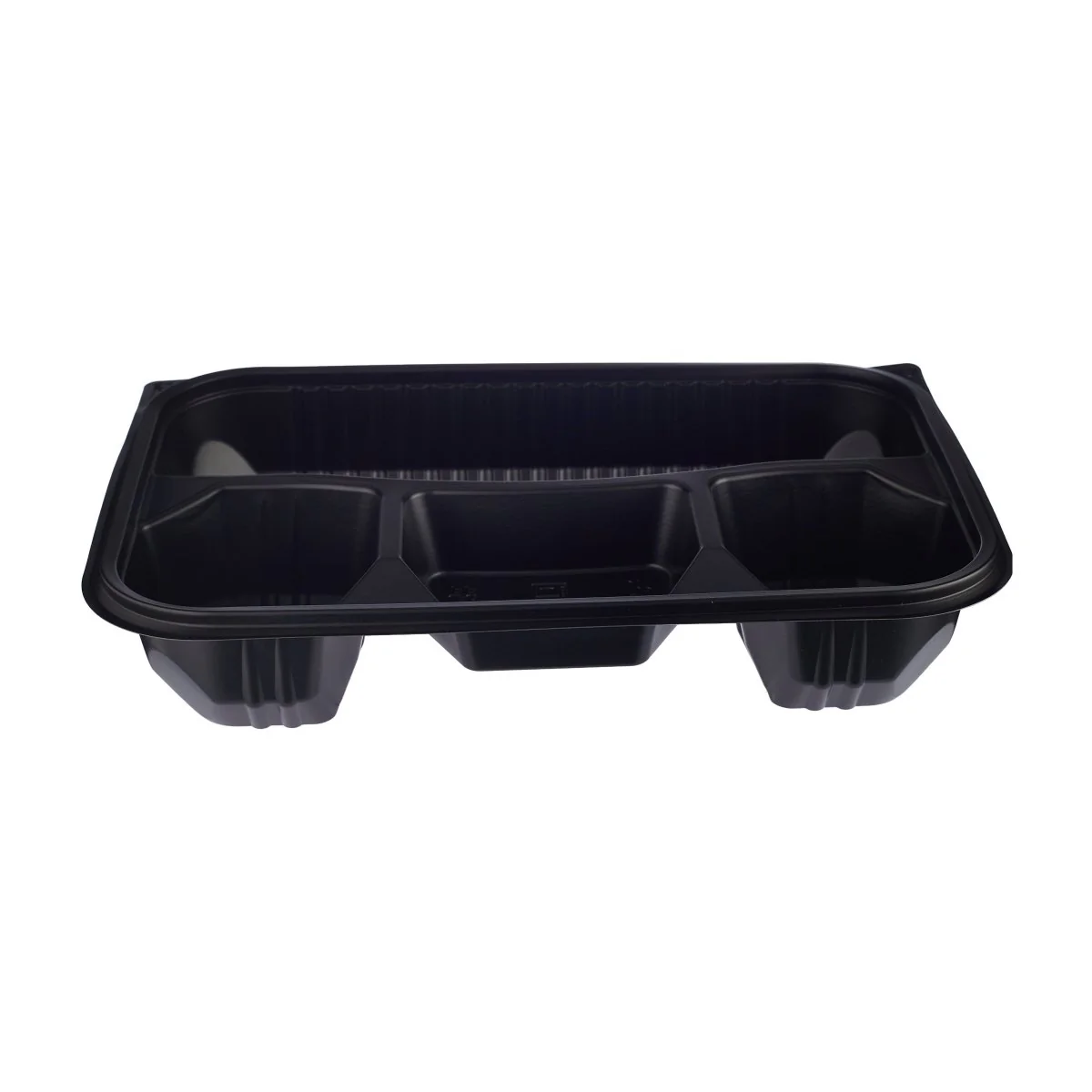 Black Base Rectangular 4-Compartment Container 200 Pieces - Image 5