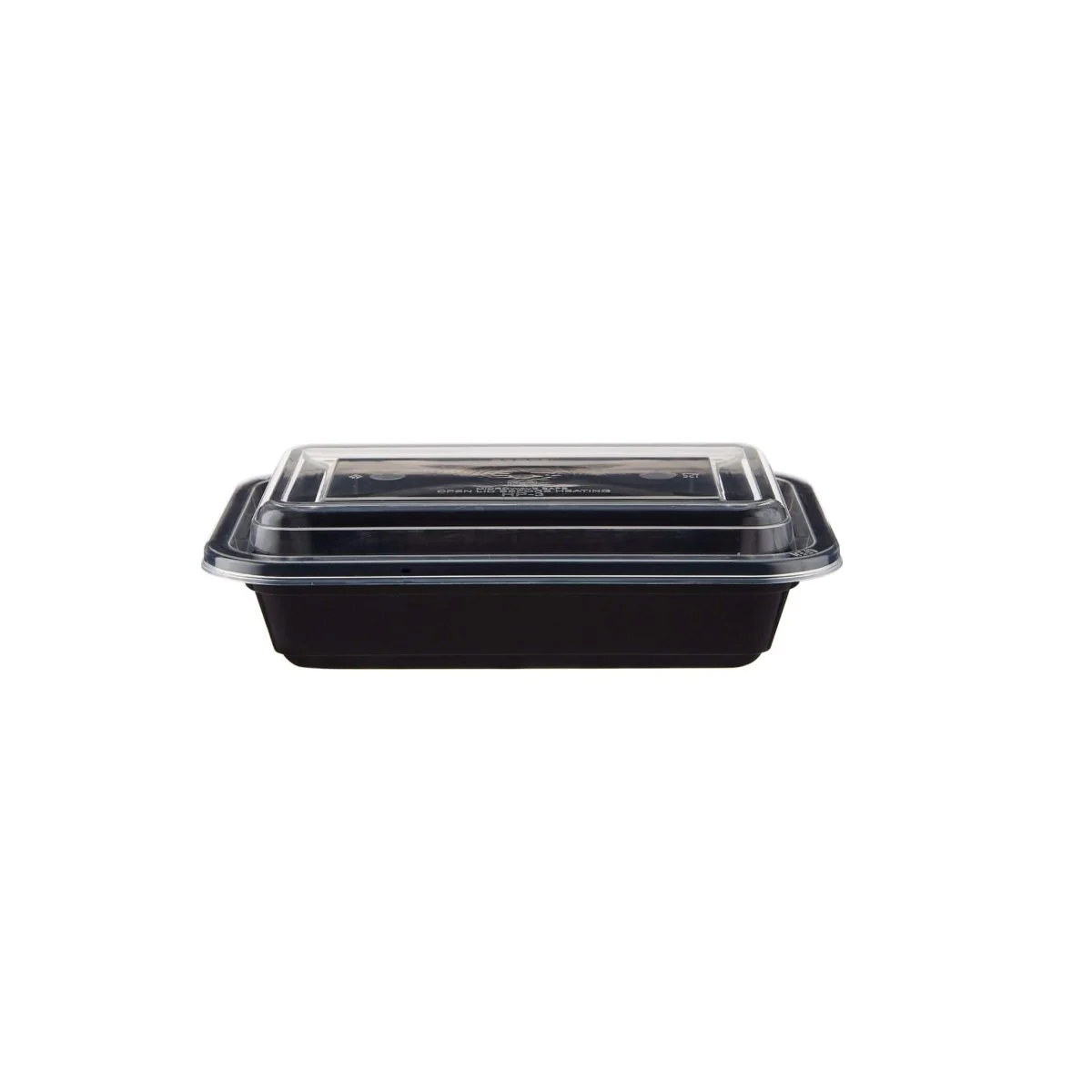 Black Base Rectangular Container