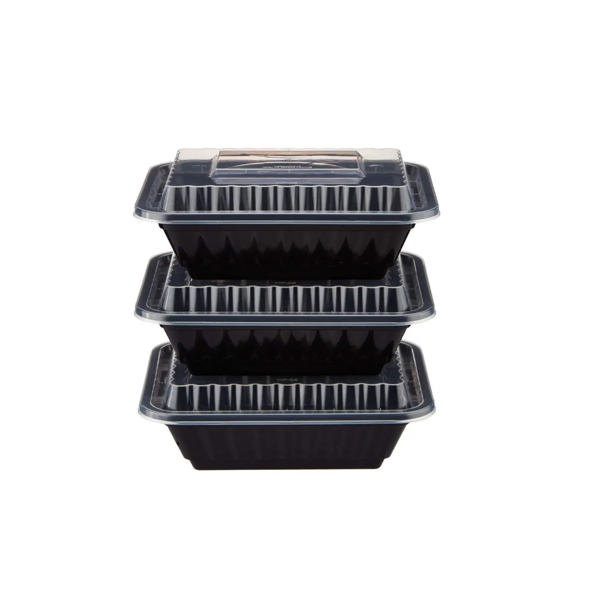 Black Base Rectangular Container 12 Oz 300 Pieces - Image 9