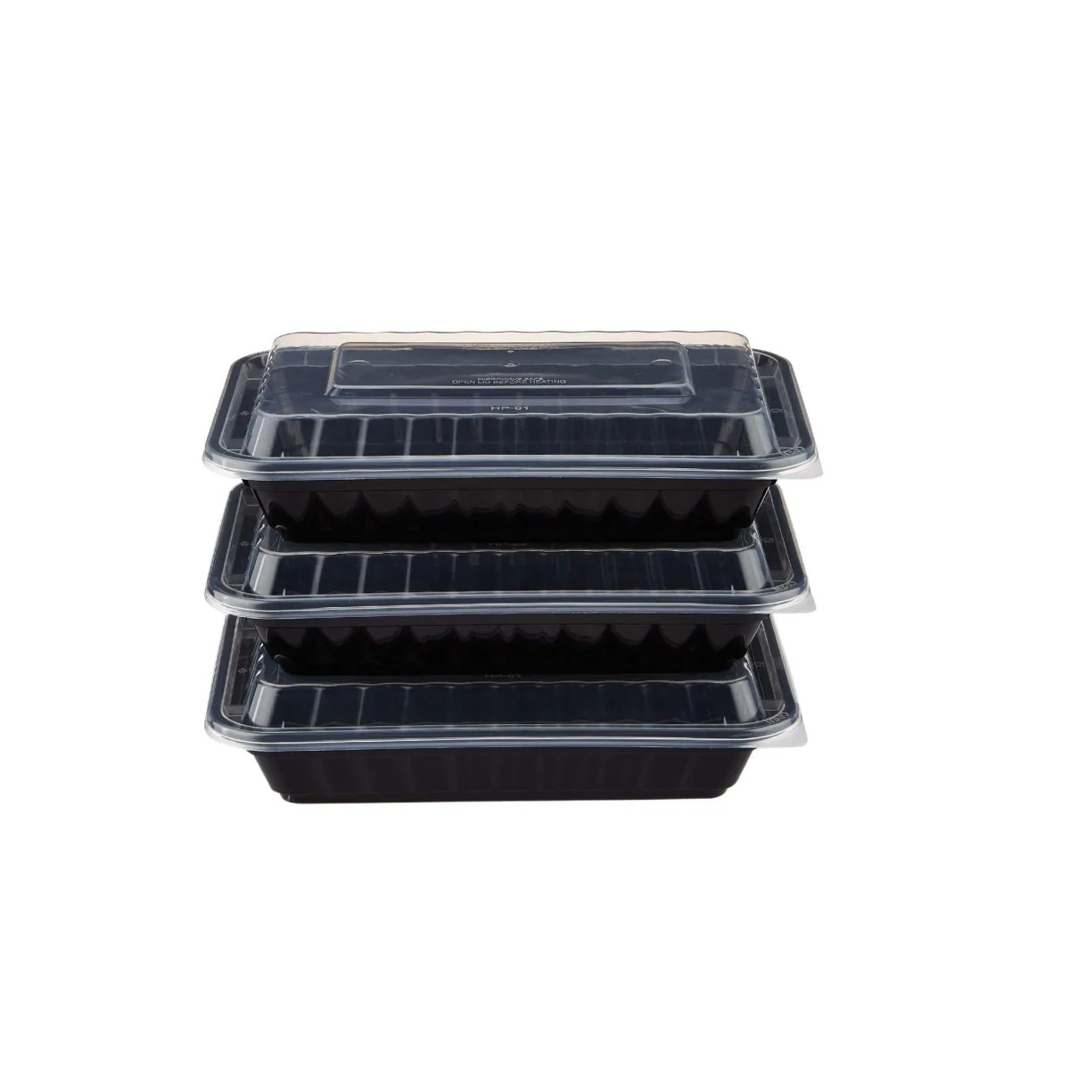 Black Base Rectangular Container 16 Oz 300 Pieces - Image 9