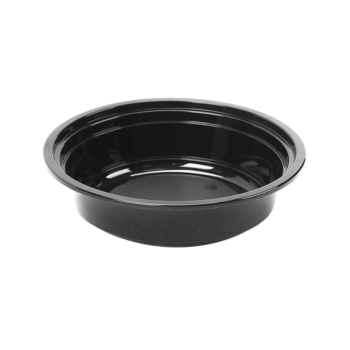 Black Base Round Container With lid 5 Pieces - Image 3