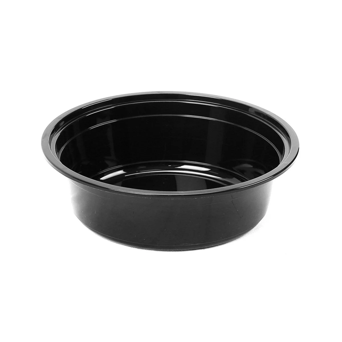 Black Base Round Container With lid 5 Pieces - Image 9
