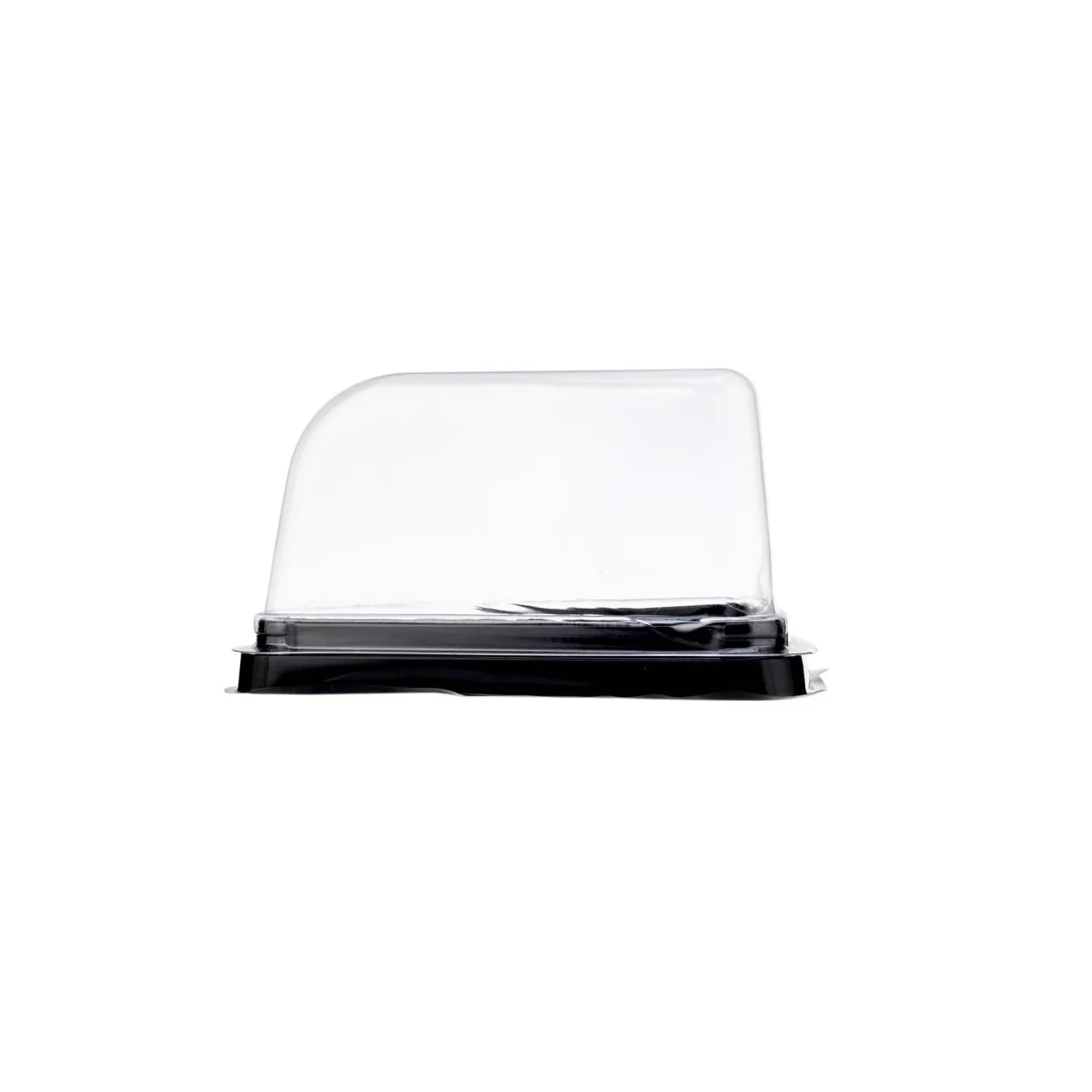 Black base Triangle Cake slice container