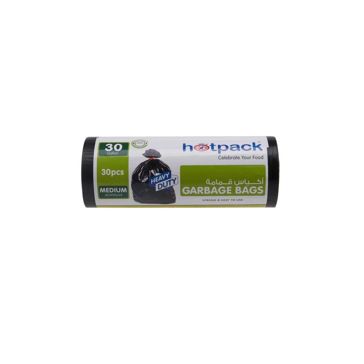 Black Heavy Duty Garbage Bag Roll