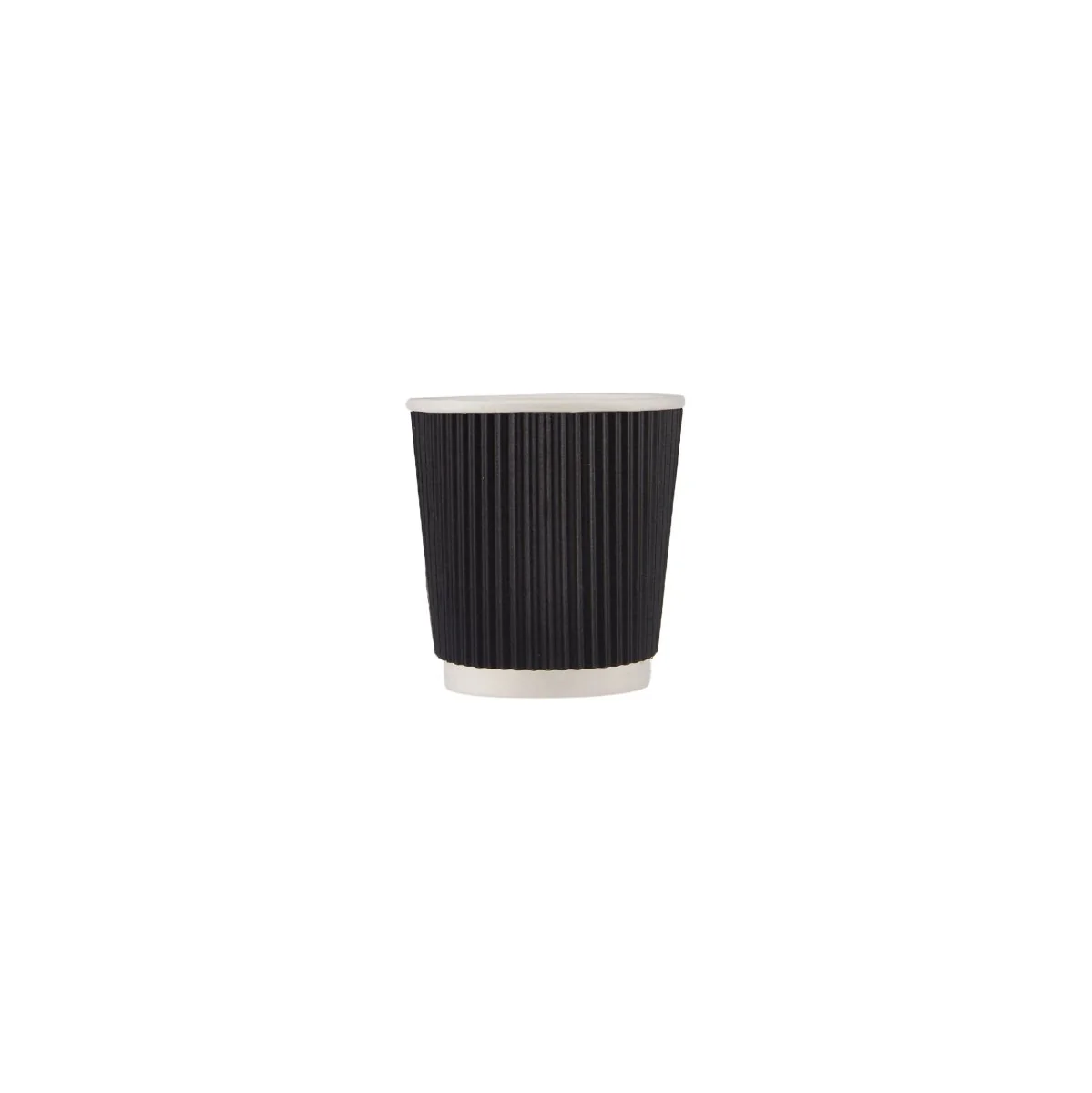 Black Ripple Paper Cups - Image 4