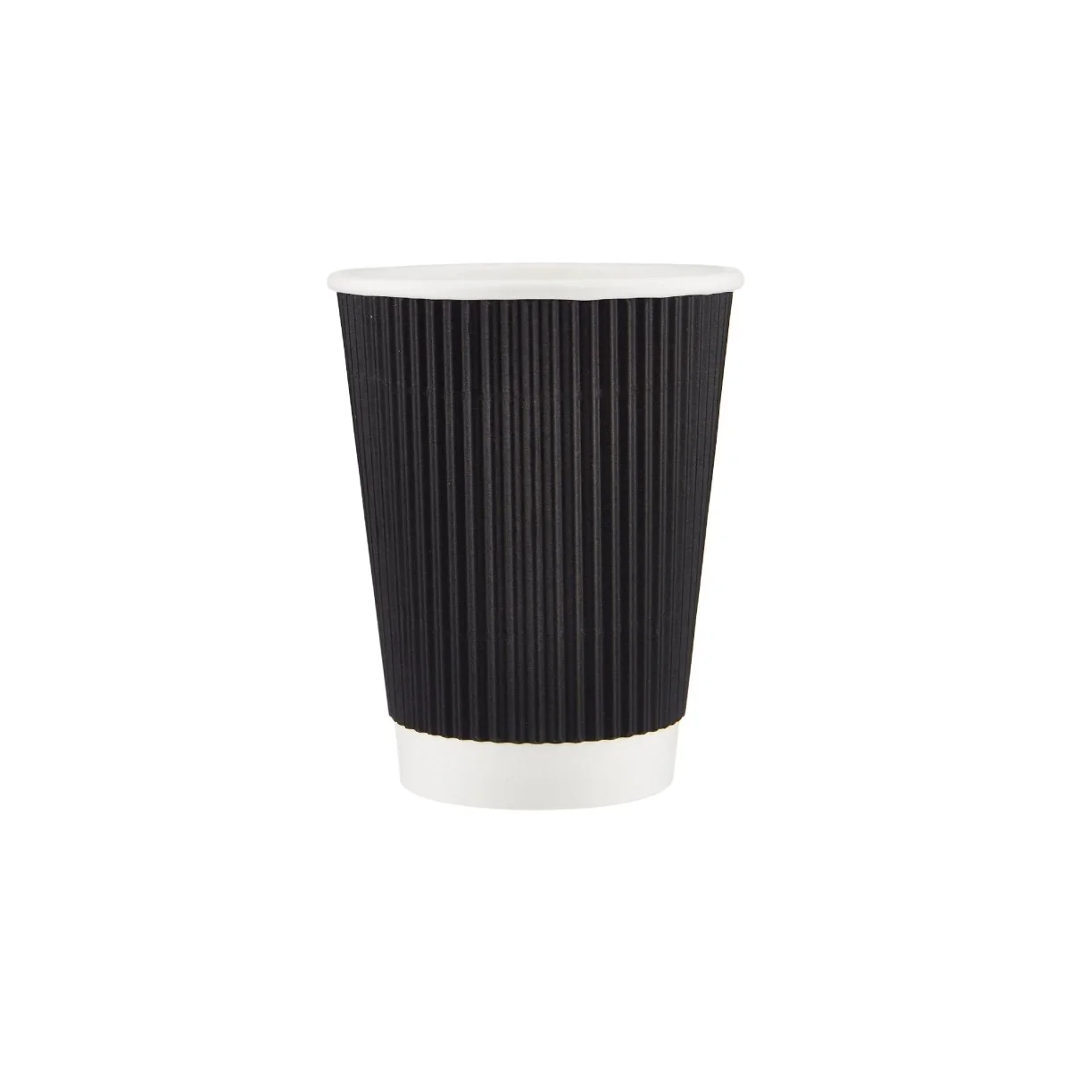 Black Ripple Paper Cups - Image 5