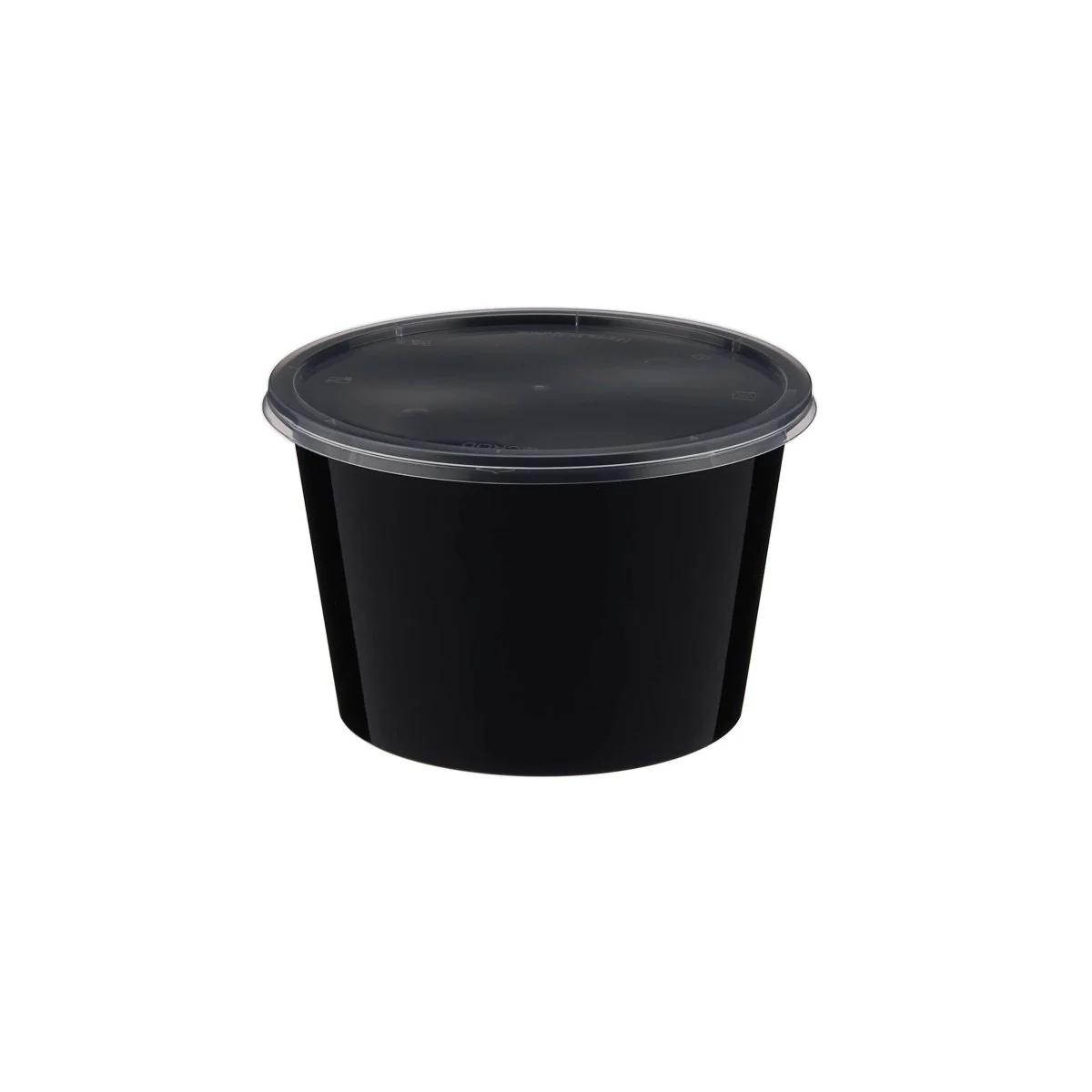 Black Round Microwavable Container - Image 14