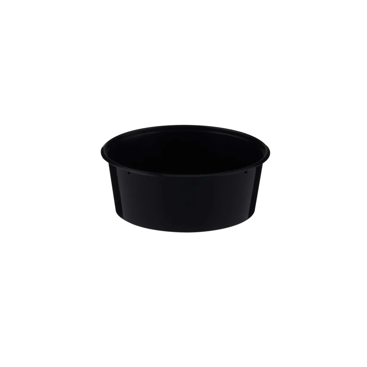 Black Round Microwavable Container - Image 2