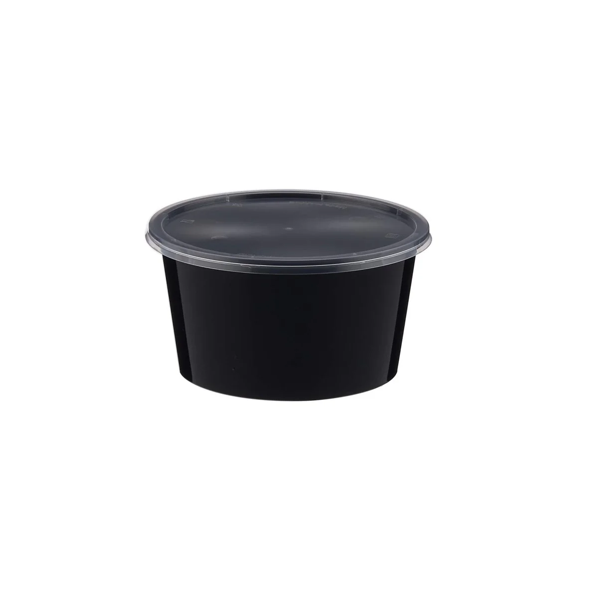 Black Round Microwavable Container - Image 8