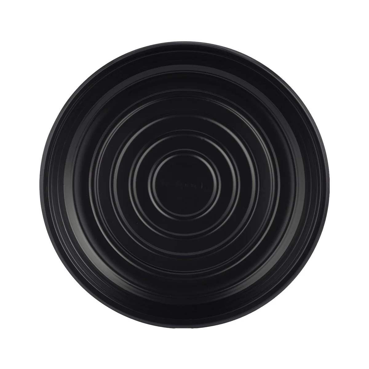 Black Round Microwave Safe Plate - Image 4