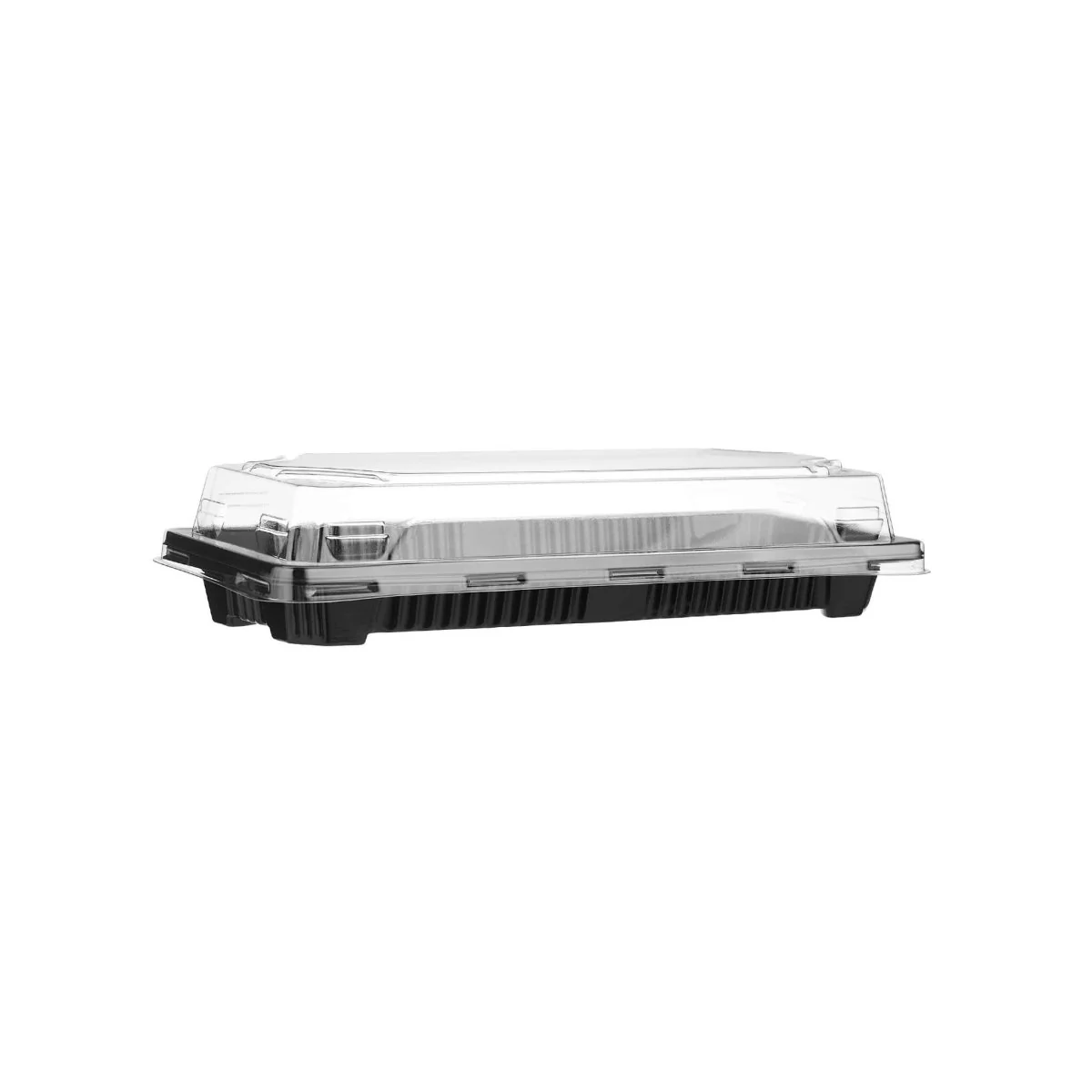 Black Sushi Container with Lid - Image 3