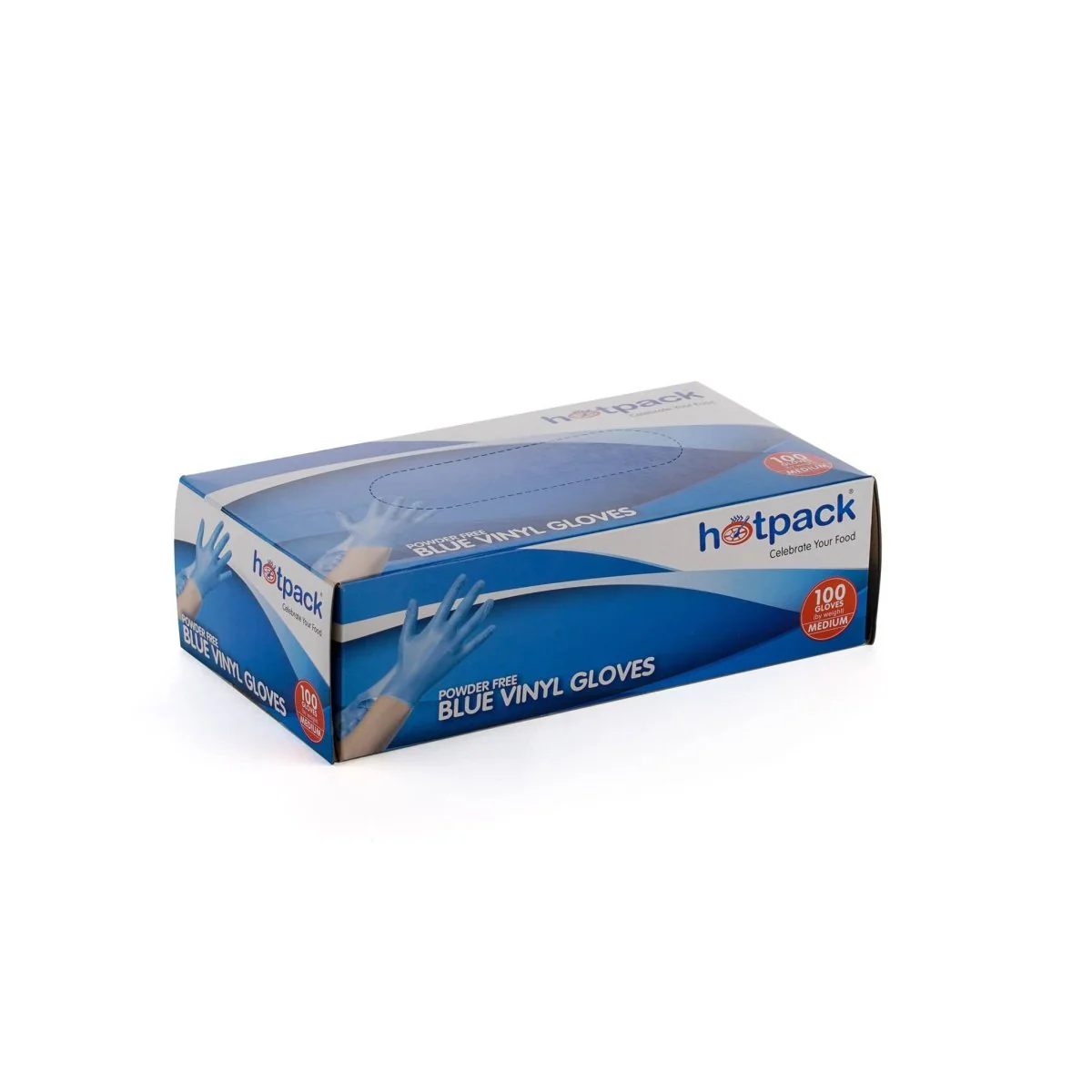 Blue Powder Free Vinyl Gloves - Image 5