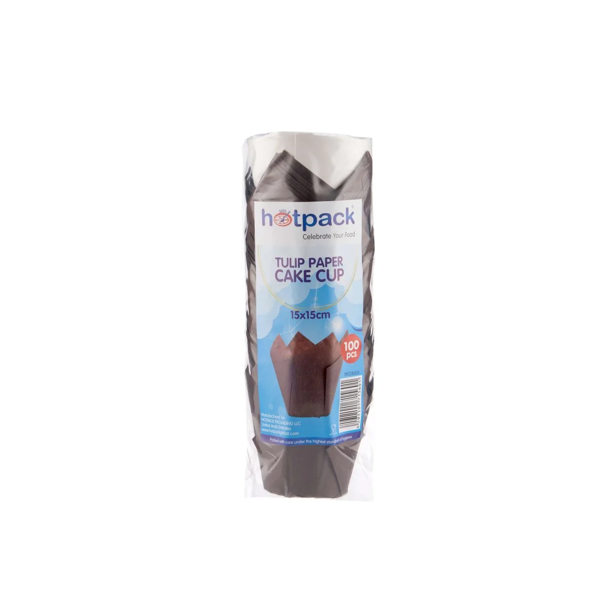 Brown Tulip Muffin Paper Cups - Image 2