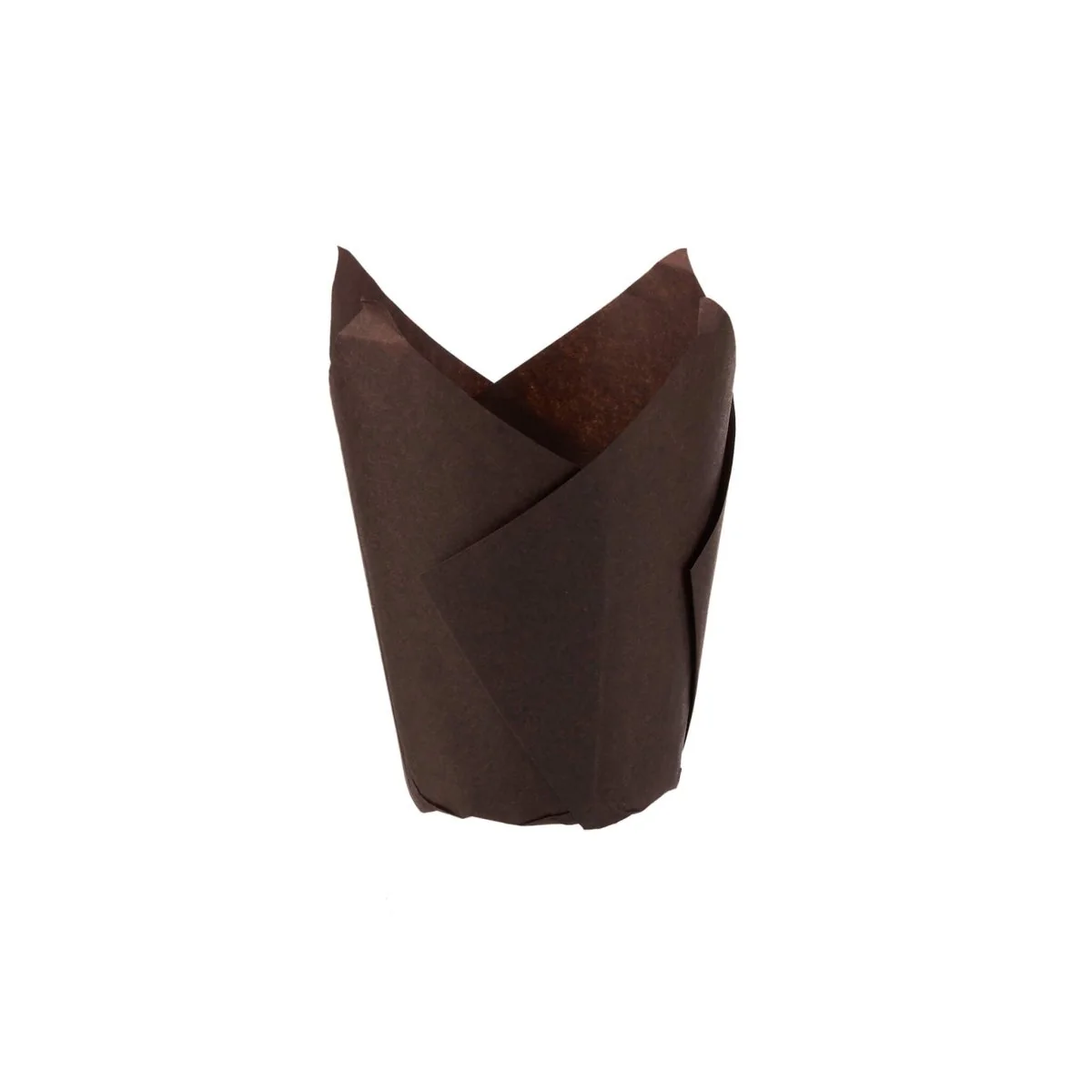Brown Tulip Muffin Paper Cups - Image 4