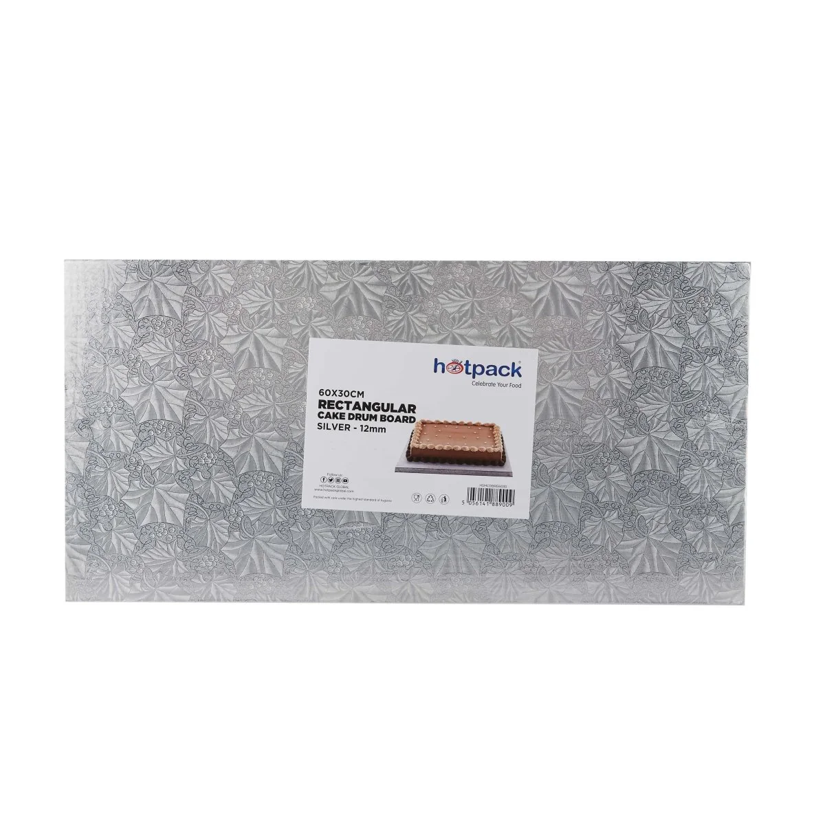 Cake Drum Board Rectangle Silver - Image 10