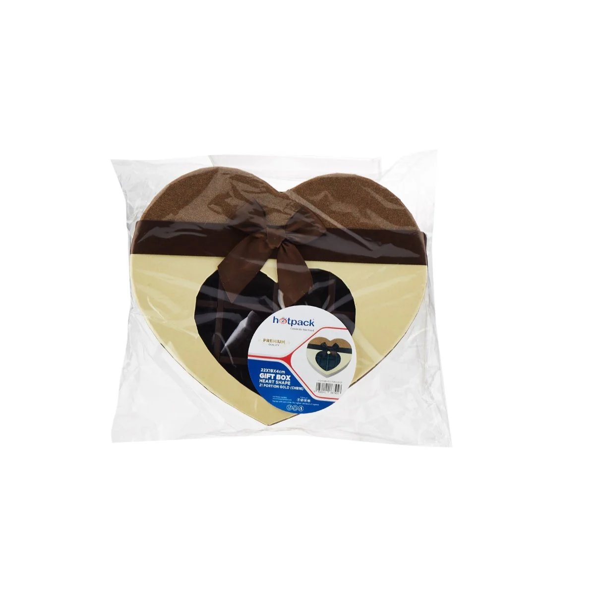 Chocolate Gift Box Heart Shape 21 Division - 1 Piece - Image 10